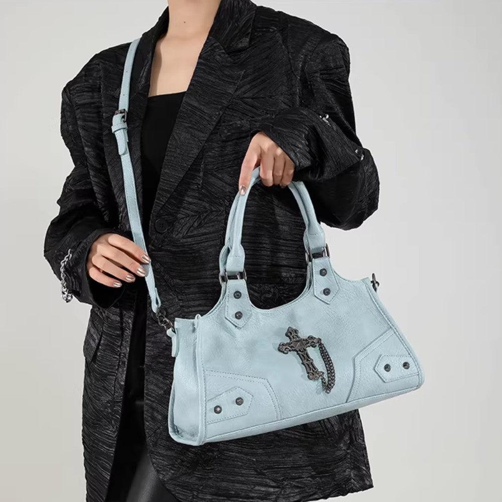 Rivet Cross Shoulder Bag