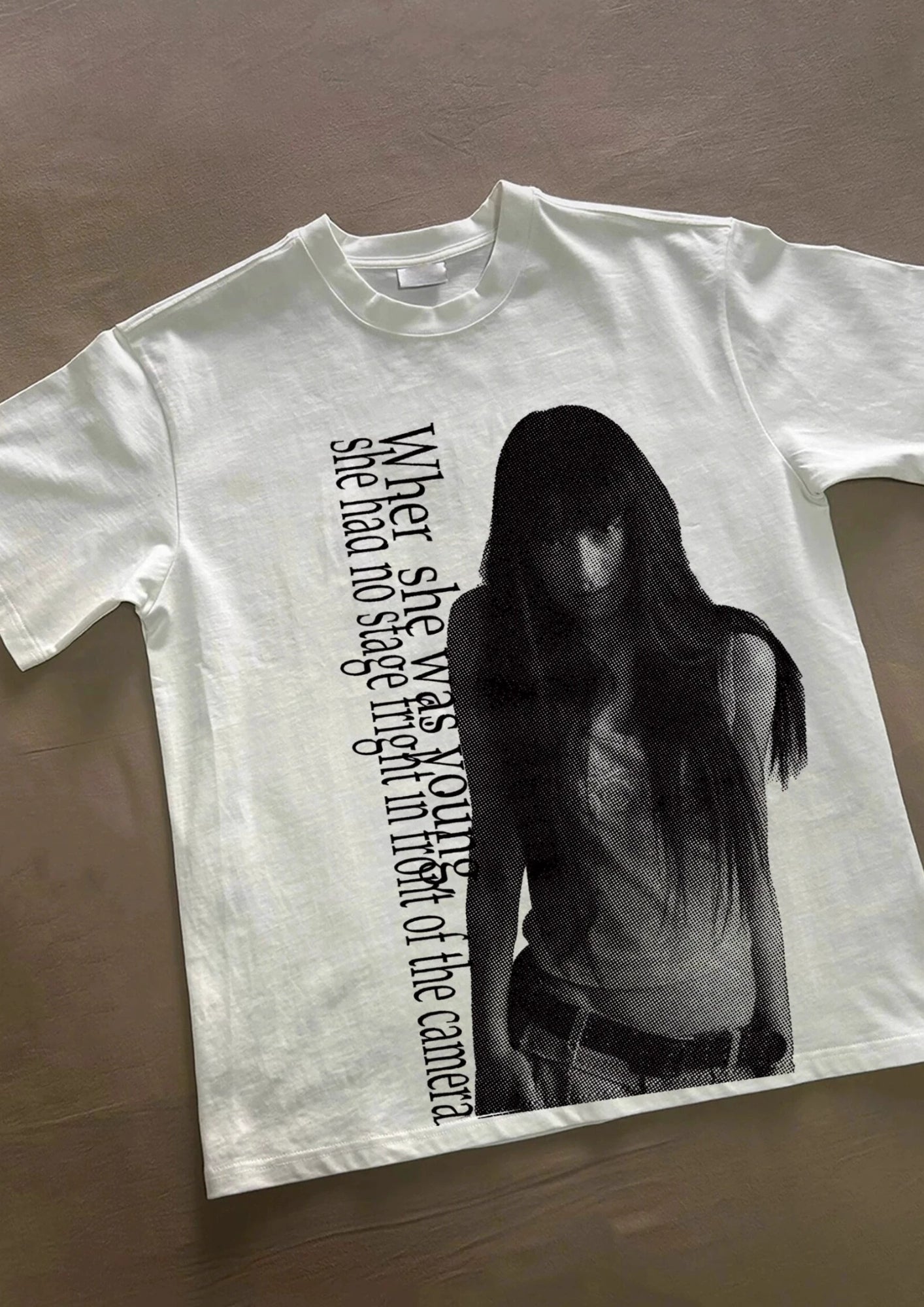 No Stage Fright Retro Graphic Tee