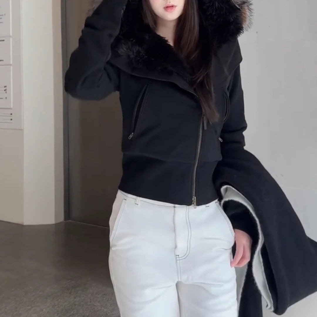 Embroidered Cropped Jacket