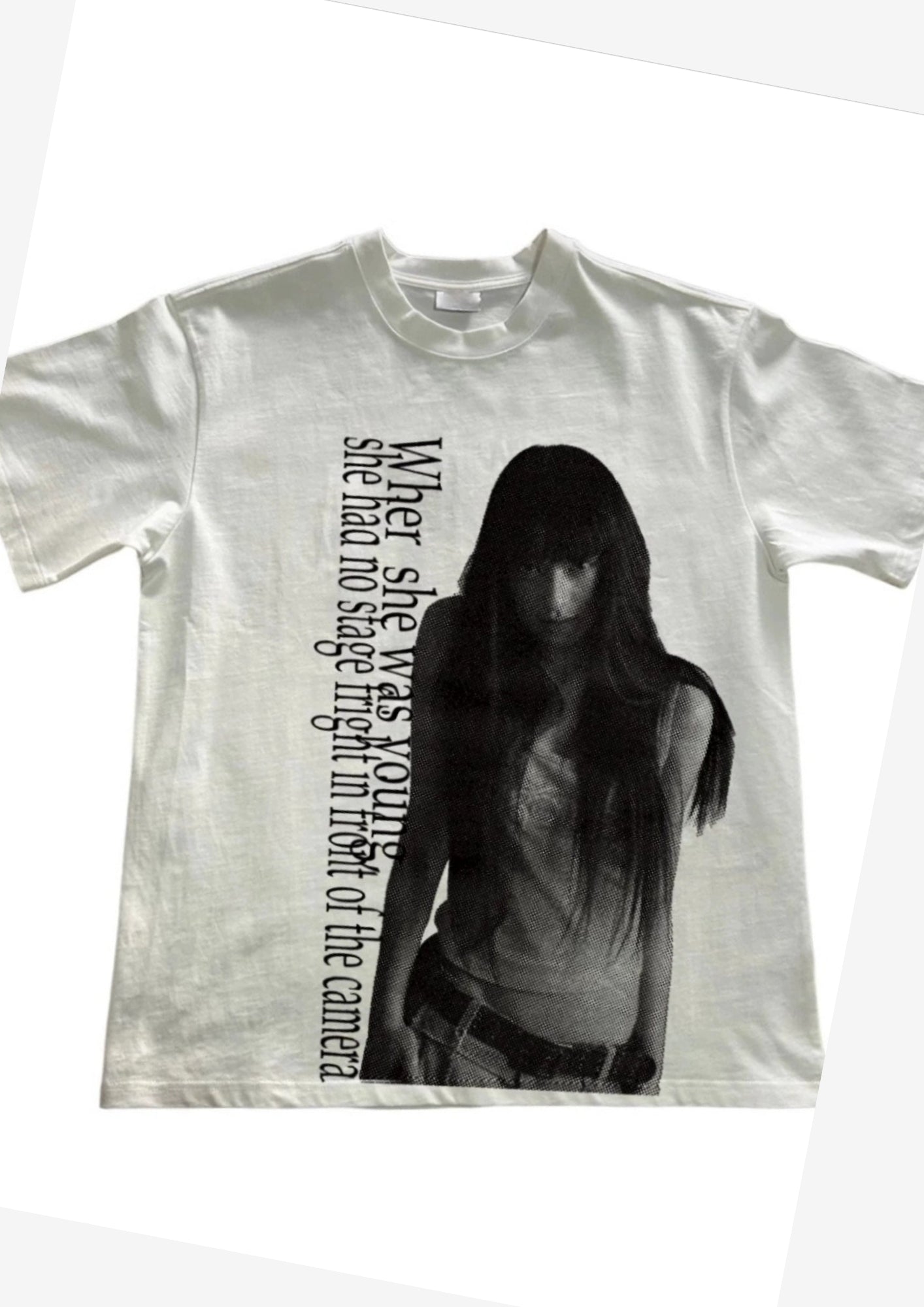 No Stage Fright Retro Graphic Tee