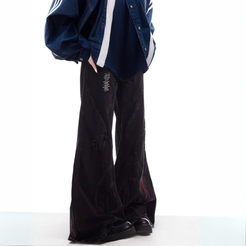 Y2K High Waist Flared Jeans