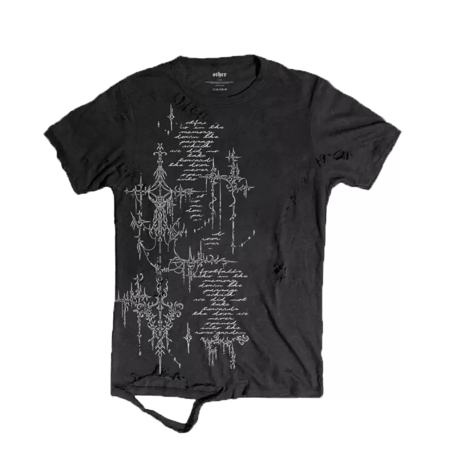 Distressed Gothic Streetwear Graphic Tee