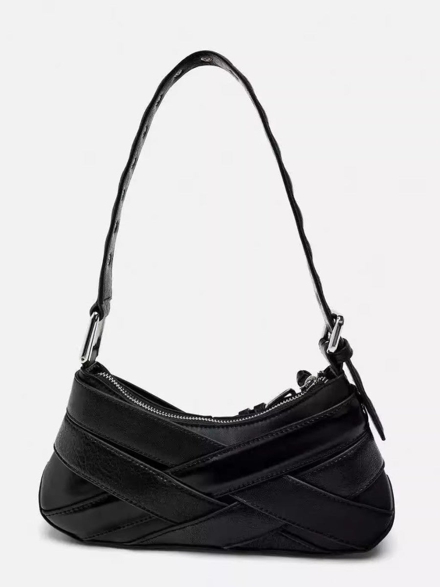 Retro Motorcycle Baguette Bag