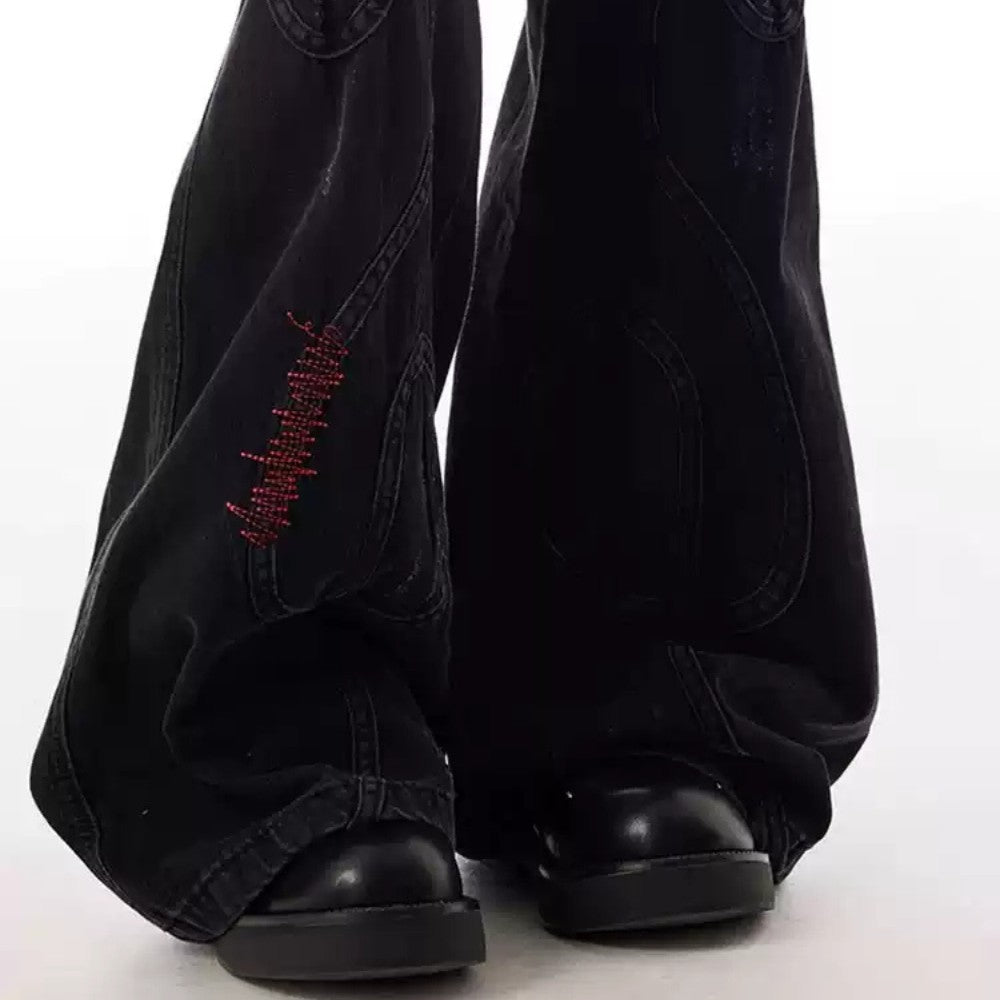Y2K High Waist Flared Jeans
