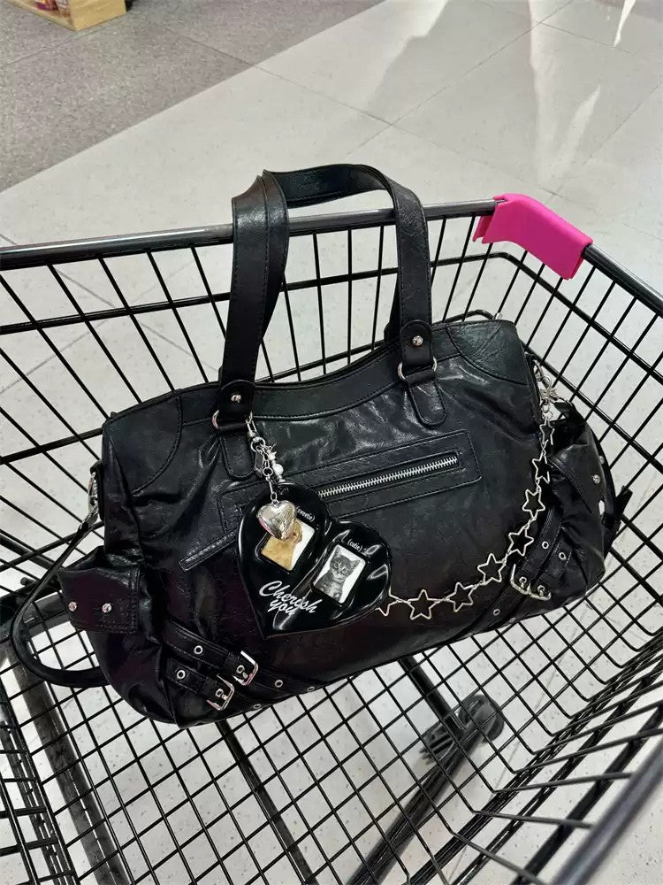 High-End Large Capacity Retro Tote Shoulder Bag
