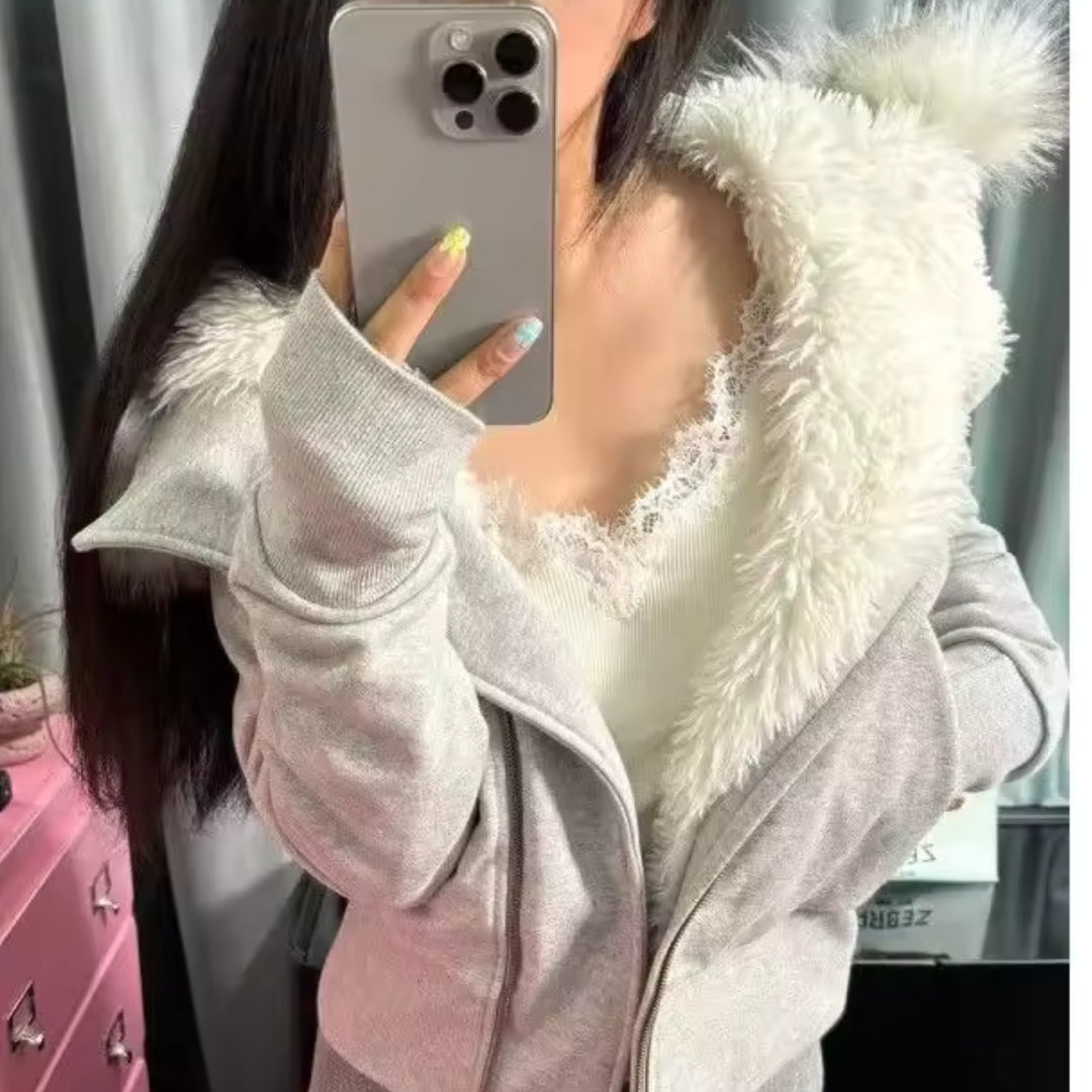 Embroidered Cropped Jacket