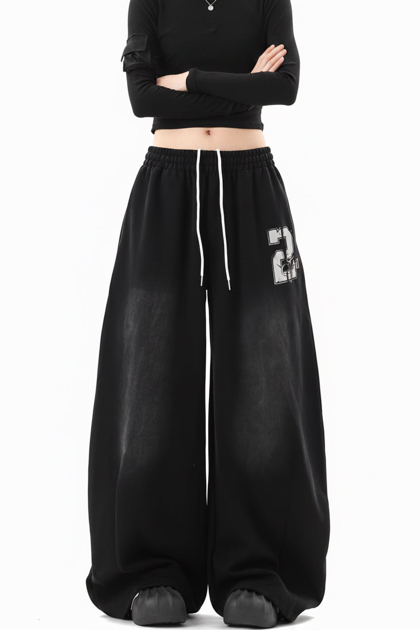 Gradient Wide Leg Sweatpants