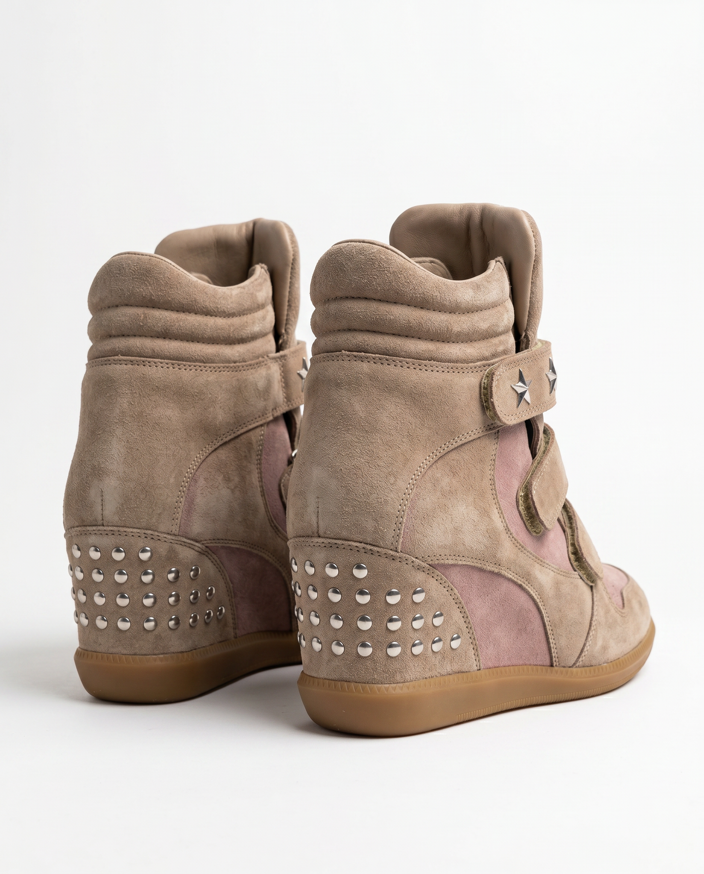 Hidden Wedge Platform Sneakers Khaki