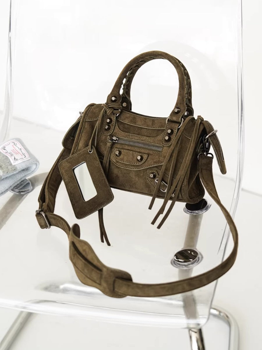 Retro Motorcycle Mini Square Bag