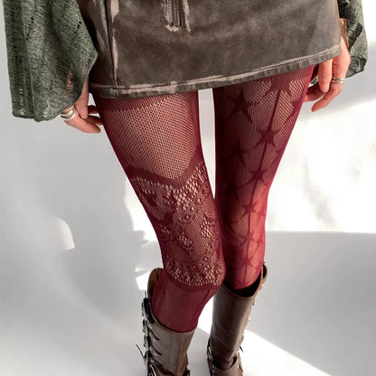 Elegant Lace Fishnet Stockings