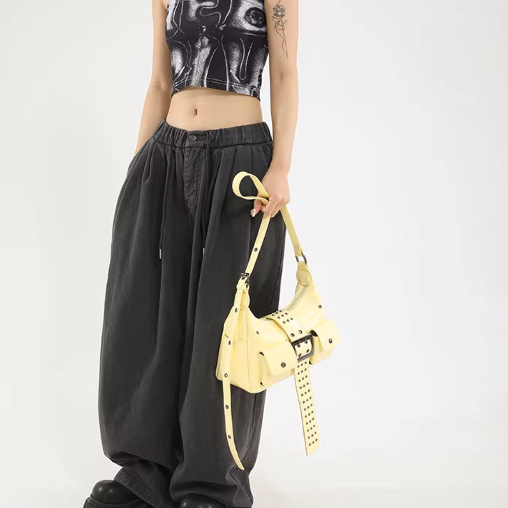 Trendy Studded Shoulder Bag