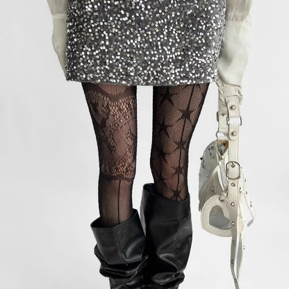 Elegant Lace Fishnet Stockings