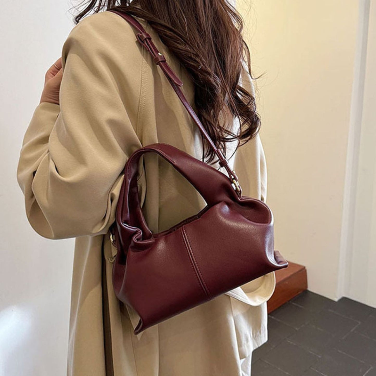 Soft Leather Crossbody Bag