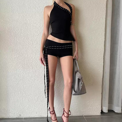 "Rebel Heart" Grommet Asymmetrical Set