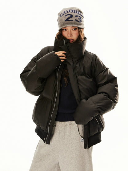 Retro Short Thick Warm Cotton Coat