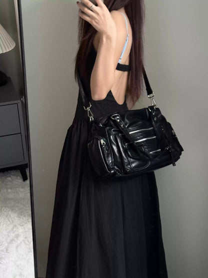 Punk Style Large Capacity Tote Bag for Women