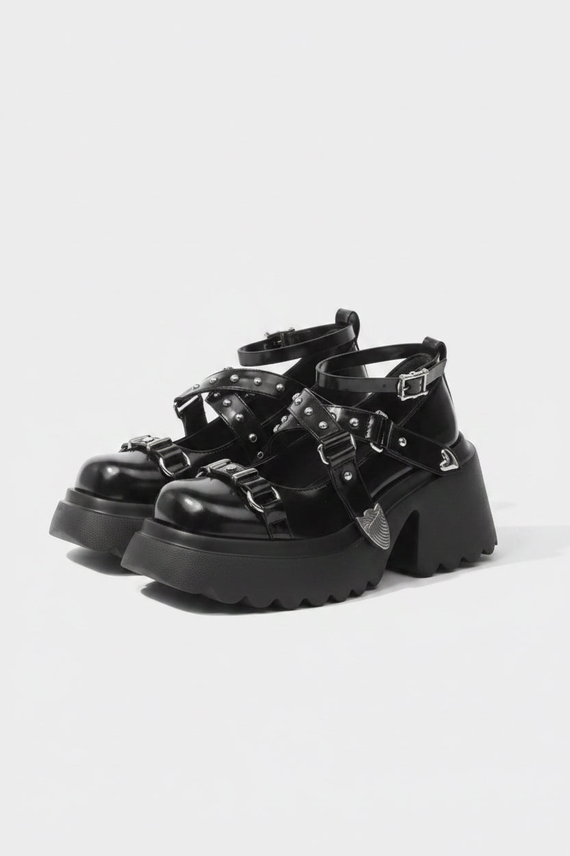 Platform Mary Jane Shoes