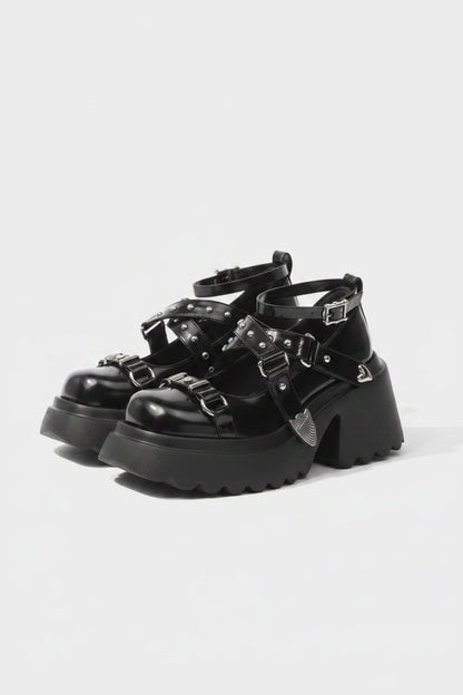 Platform Mary Jane Shoes