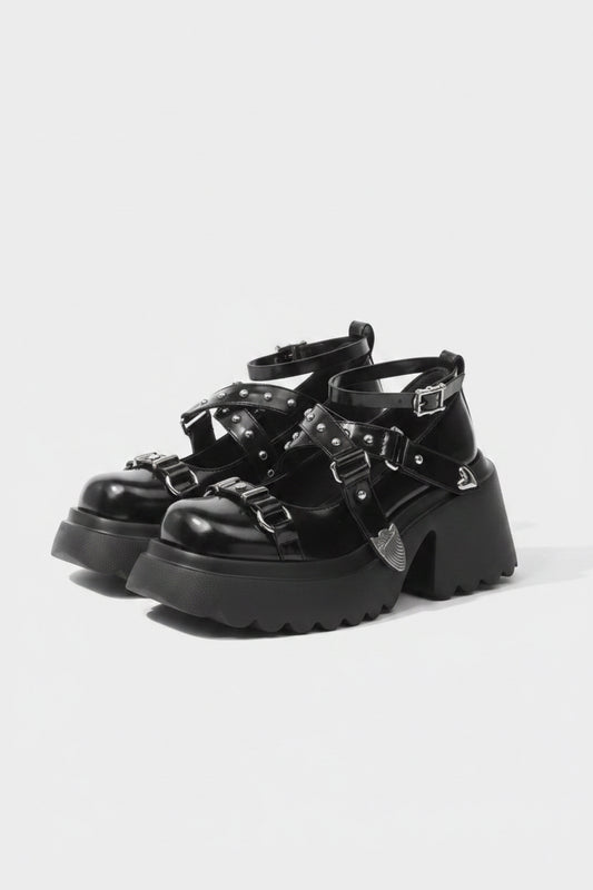 Platform Mary Jane Shoes