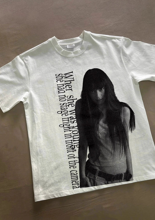 No Stage Fright Retro Graphic Tee