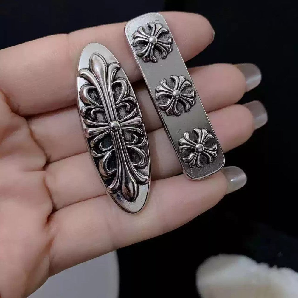 Retro Gothic Cross Hairpins
