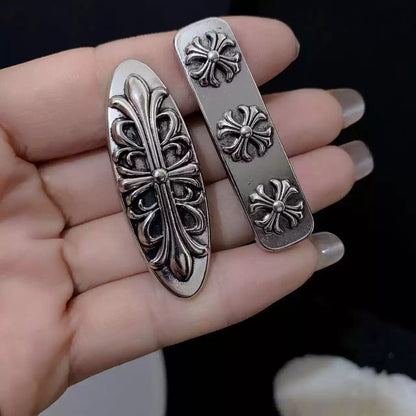 Retro Gothic Cross Hairpins