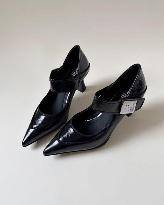 Pointed Toe Mary Jane Heels