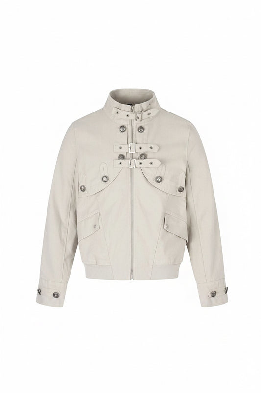 Buckle Detail Utility Jacket