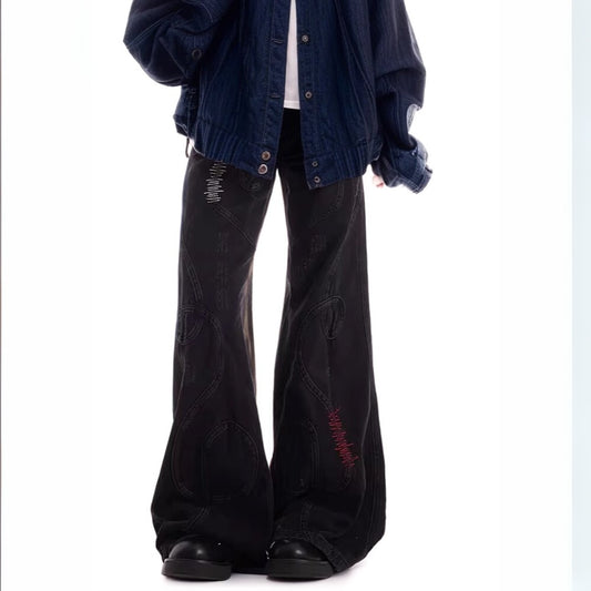 Y2K High Waist Flared Jeans