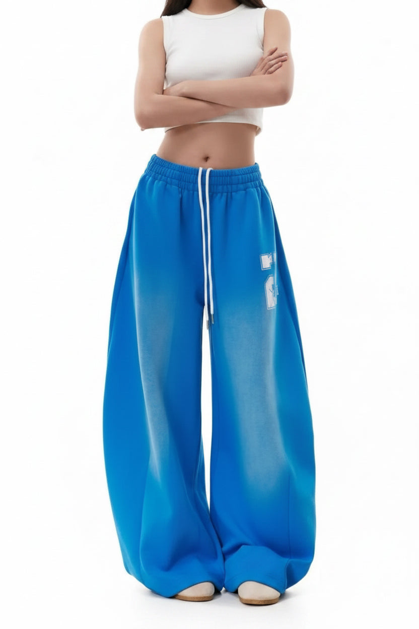 Gradient Wide Leg Sweatpants