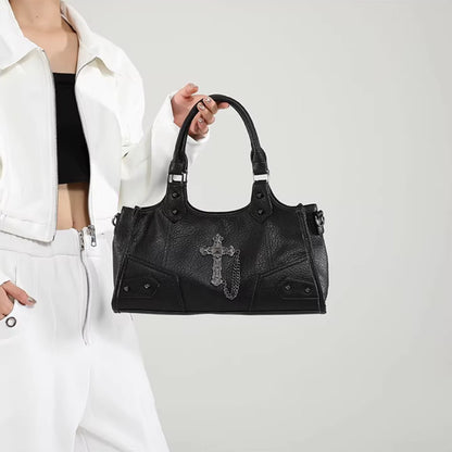 Rivet Cross Shoulder Bag