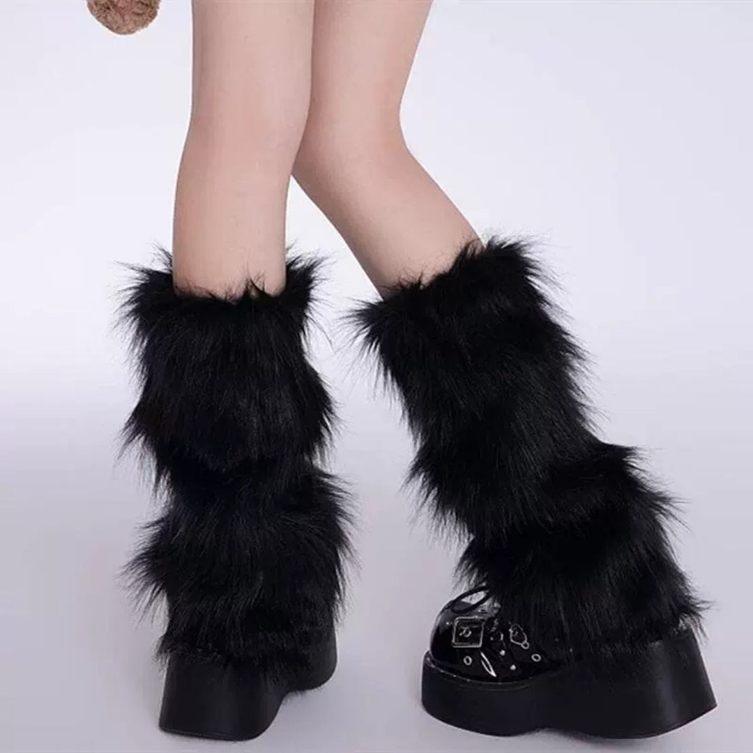 Plush Fluffy Leg Warmers