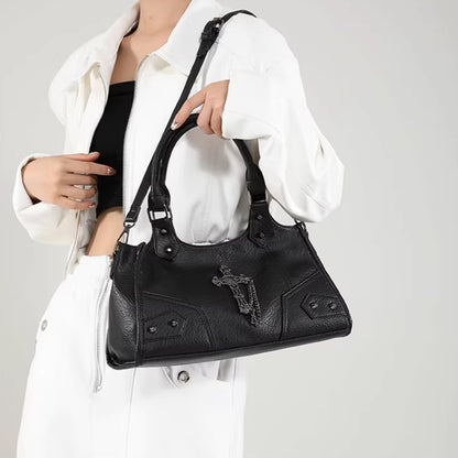 Rivet Cross Shoulder Bag
