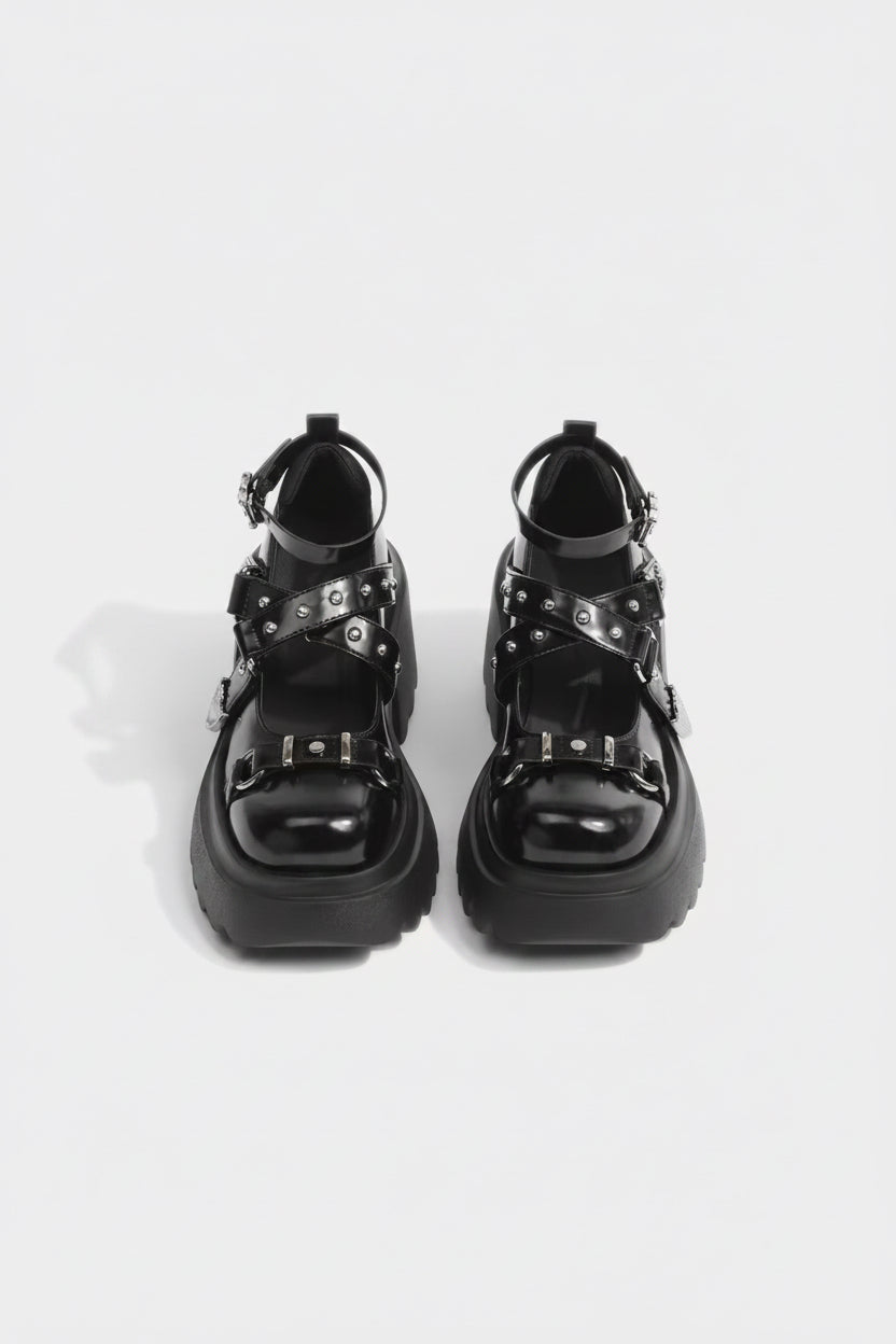 Platform Mary Jane Shoes