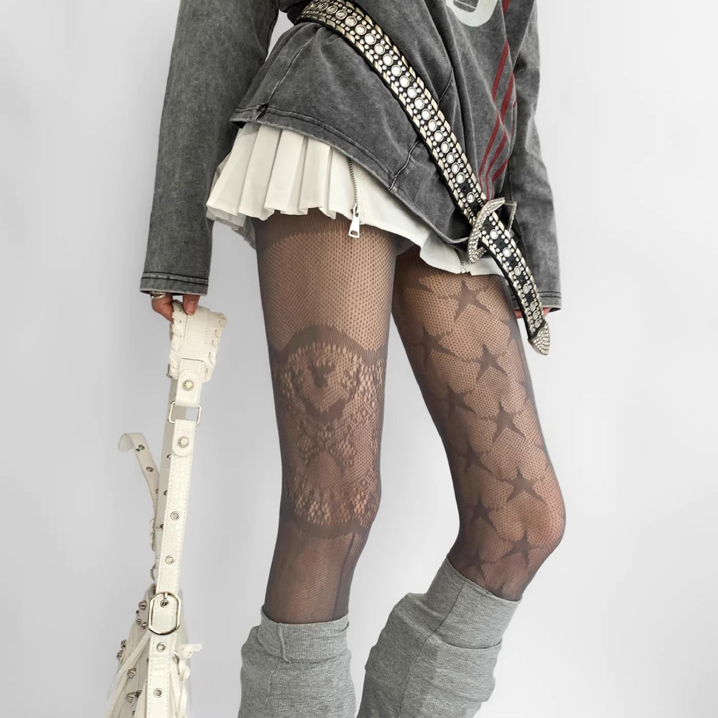 Elegant Lace Fishnet Stockings