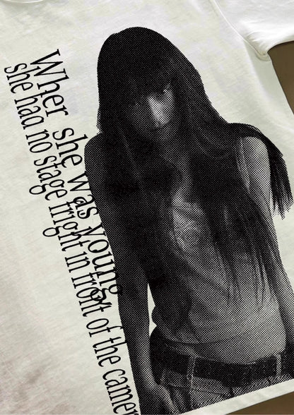 No Stage Fright Retro Graphic Tee