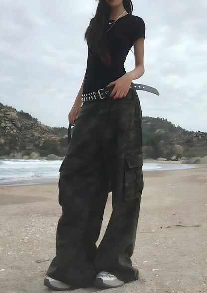 Rapture Lace-Up Back Crop Top