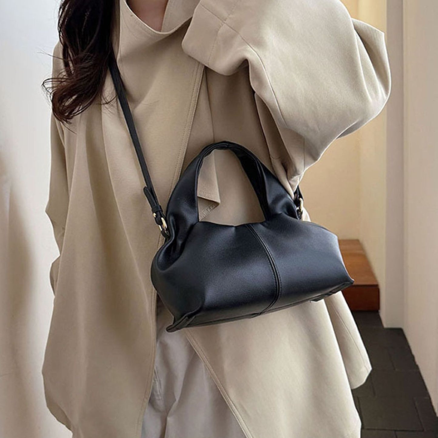 Soft Leather Crossbody Bag