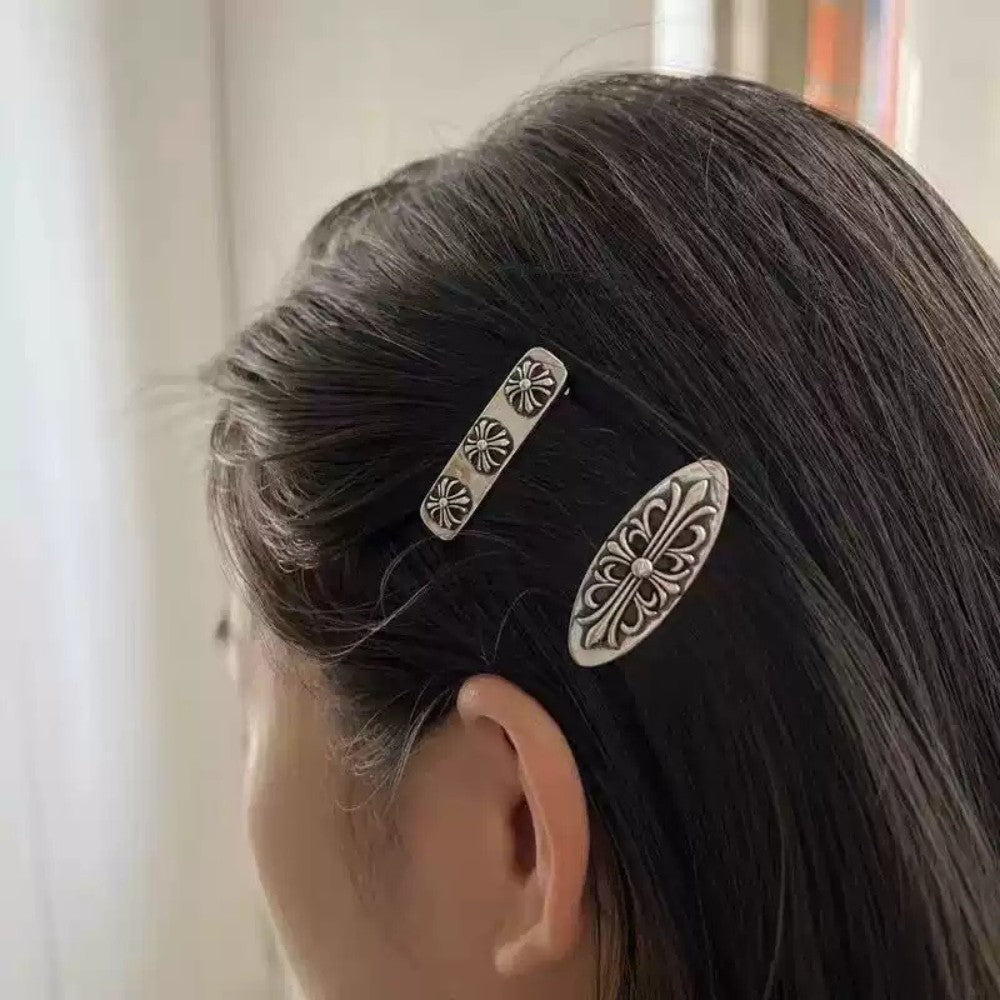 Retro Gothic Cross Hairpins