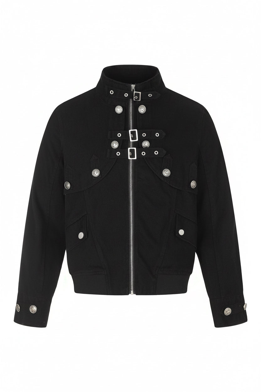 Buckle Detail Utility Jacket