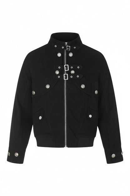 Buckle Detail Utility Jacket
