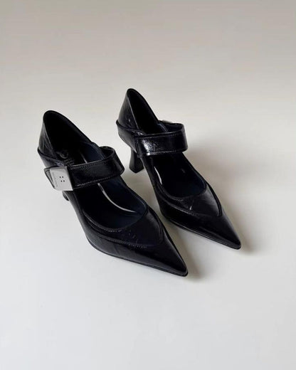 Pointed Toe Mary Jane Heels