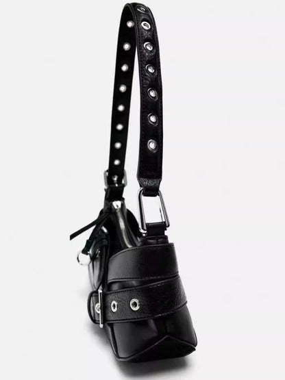 Retro Motorcycle Baguette Bag