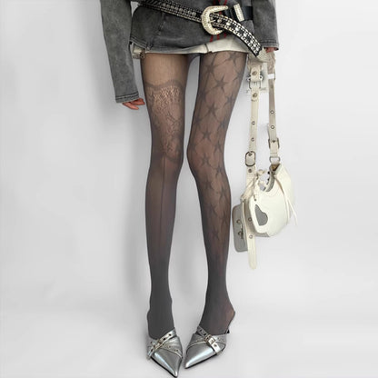 Elegant Lace Fishnet Stockings