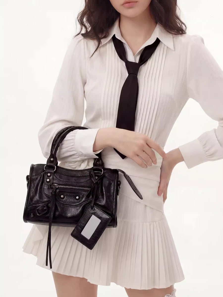 Retro Motorcycle Mini Square Bag