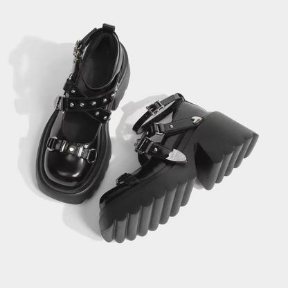 Platform Mary Jane Shoes