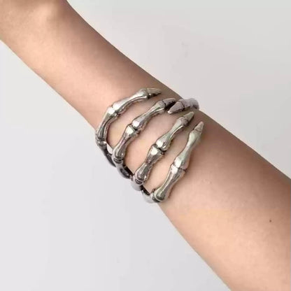 Gothic Skeleton Claw Cuff
