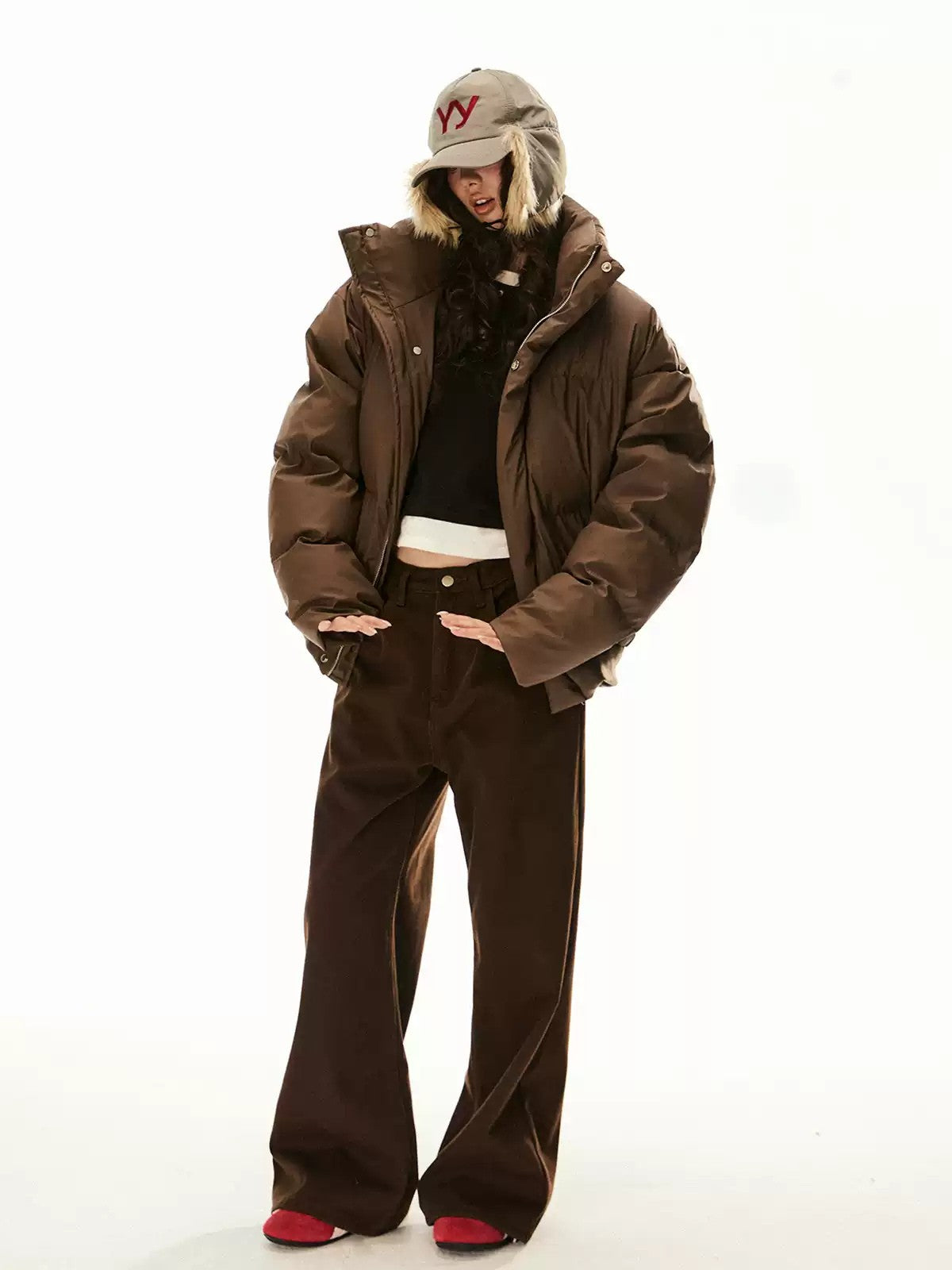 Retro Short Thick Warm Cotton Coat