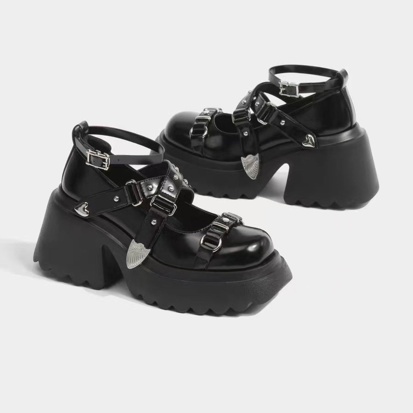 Platform Mary Jane Shoes