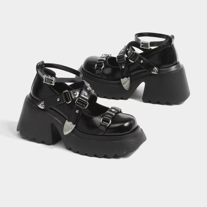 Platform Mary Jane Shoes